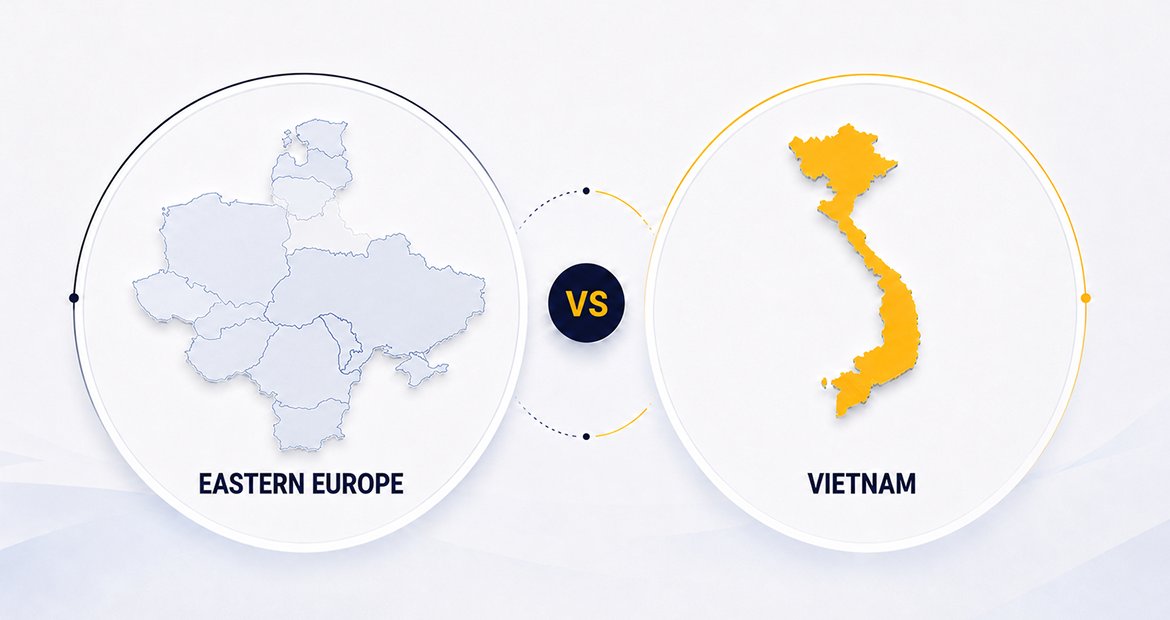 Vietnam vs Eastern Europe: Which outsourcing destination is right for your business in 2026?