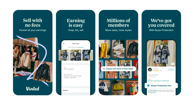 used clothing sales app