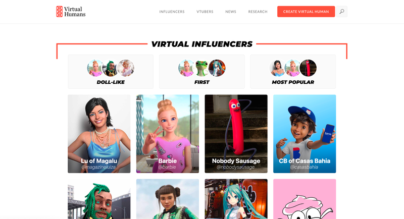 virtual influencers app